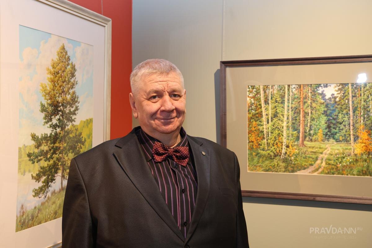    К своему 60-летию Иван Ворожейкин представил более 130 работ