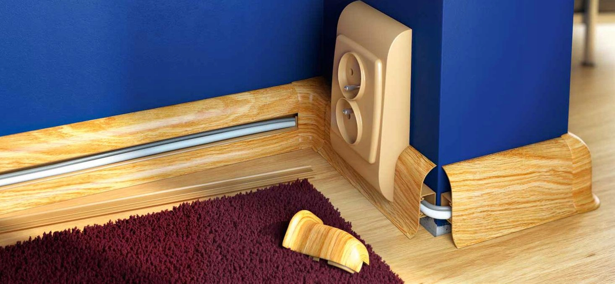 Плинтусы с кабель-каналом