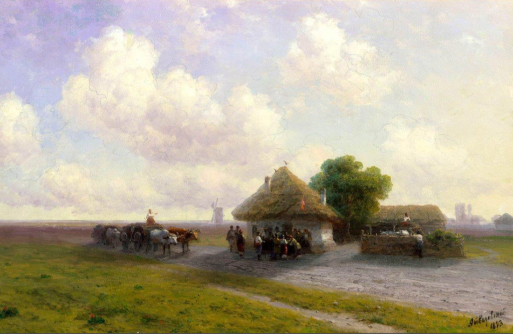 "Нивы Малороссии", И.К. Айвазовский, 1853
