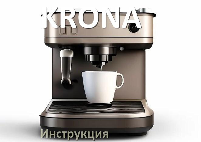 
Руководства пользователя кофемашины KRONA и официальные инструкции по эксплуатации на русском PDF