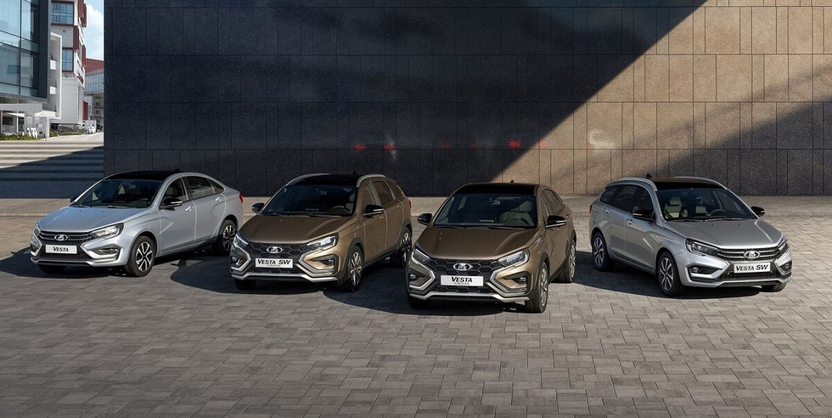    Семейство LADA Vesta NG. Фото АвтоВАЗ