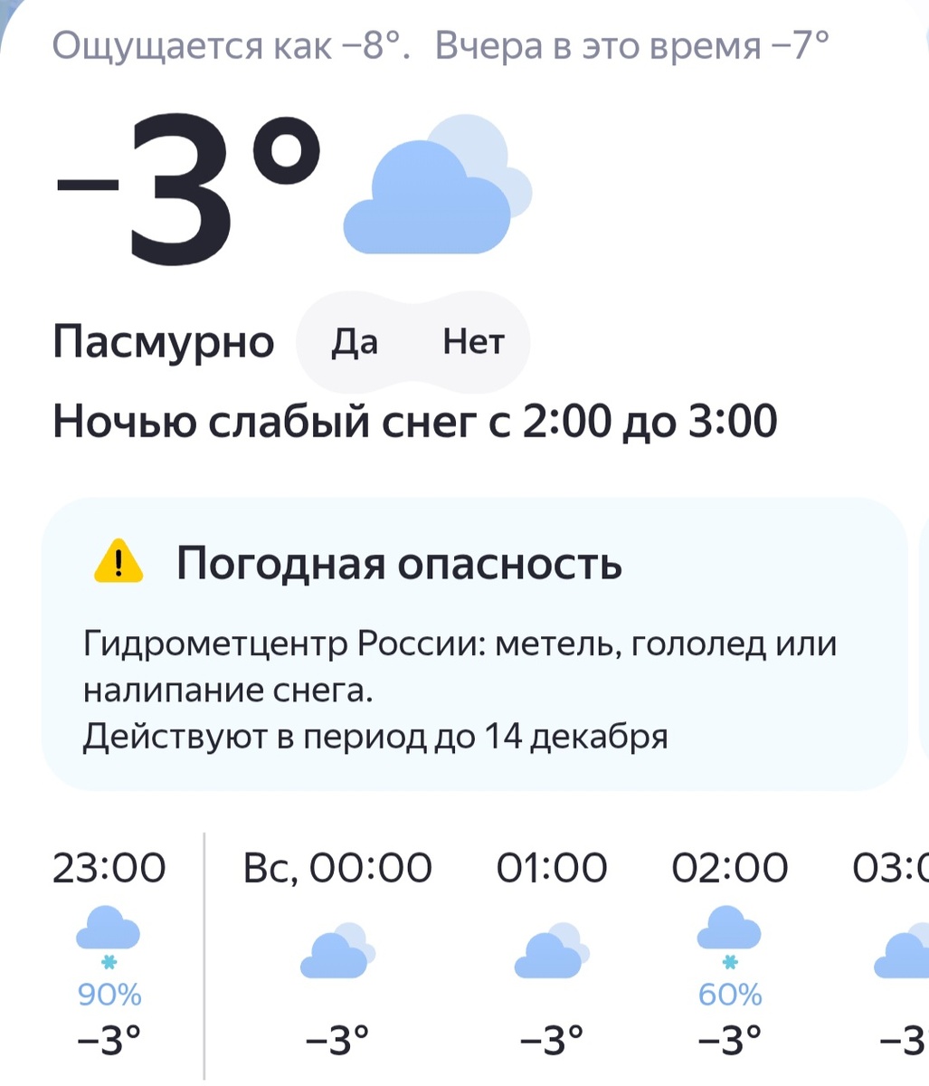 Сегодня вот -3. Скрин приложения