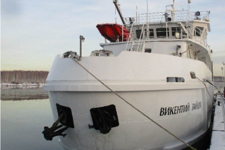 В Тверской области построили судно для изучения водных биоресурсов озера Байкал
