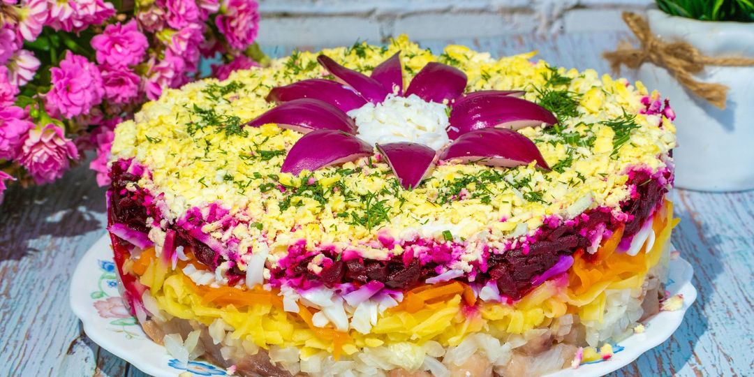 Сельдь под шубой по новому.