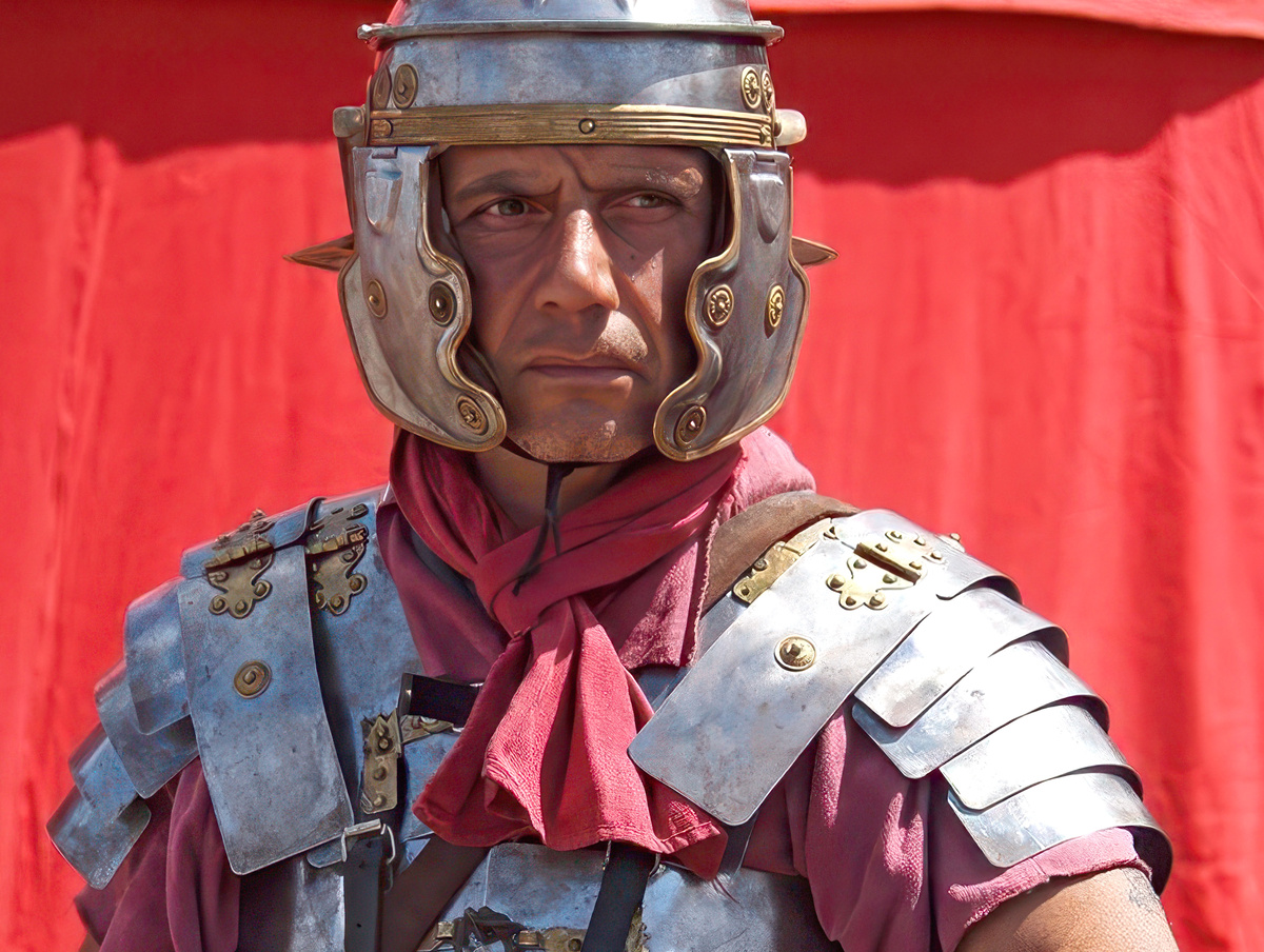 Римский легионер. Реконструкция. Источник: http://rasfokus.ru/