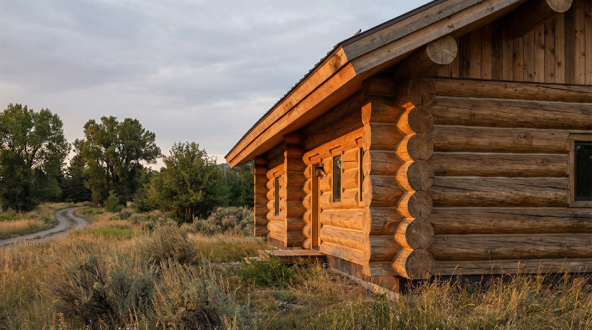 Реальный деревянный дом из бревна как основа честного экспертного разбора