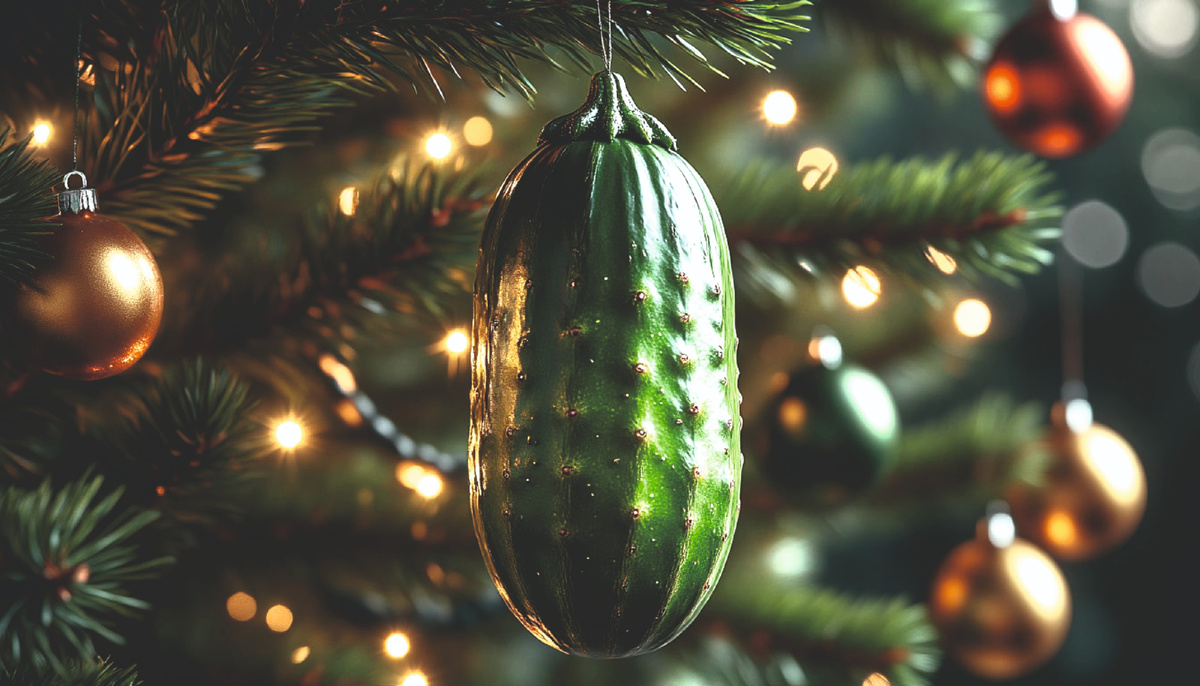 Огурец на ёлке (США, Германия)