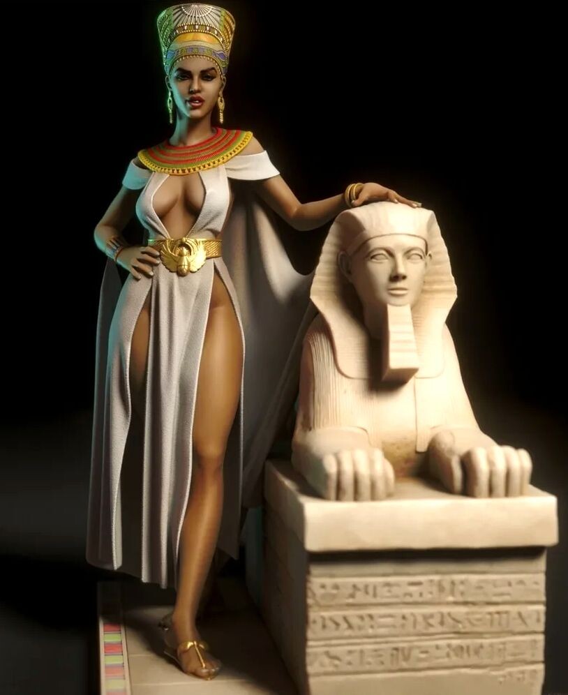 Первая жена Эхнатона Нефертити.  Изображение из открытых источников.