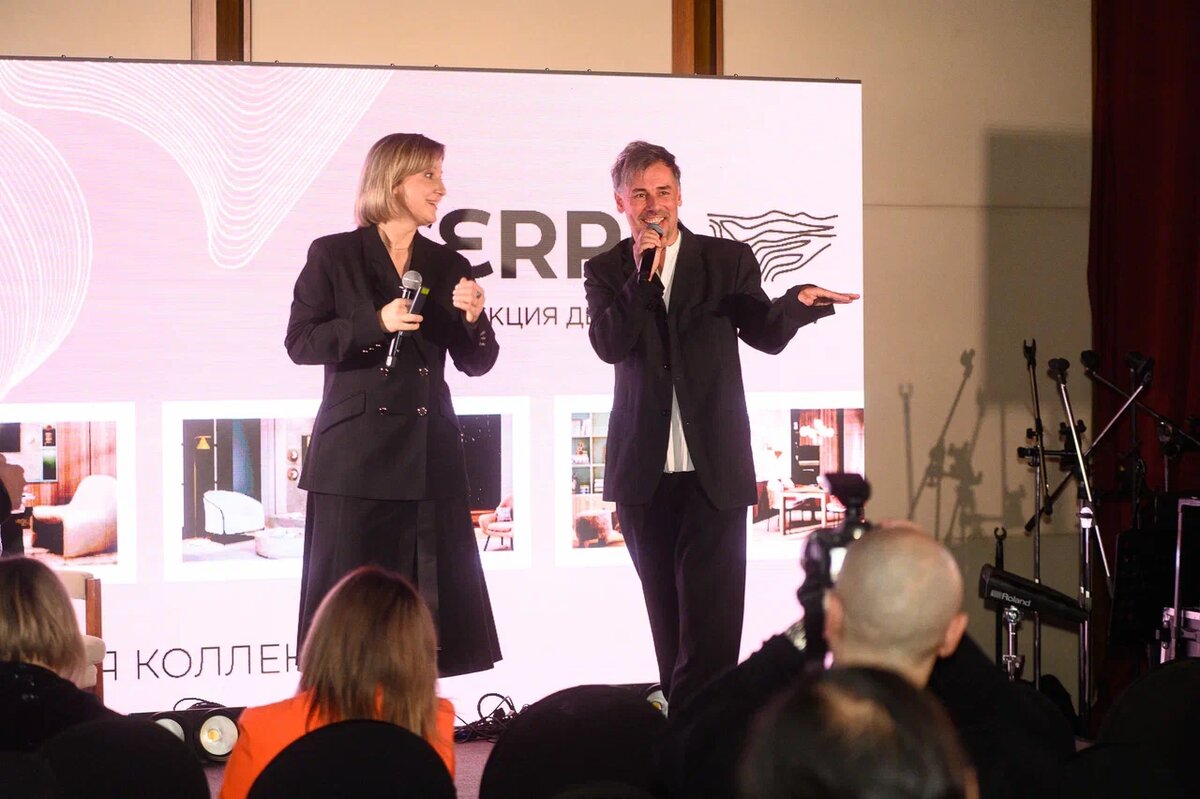 Саранин Артемий на презентации Terra и Ирина Царуш