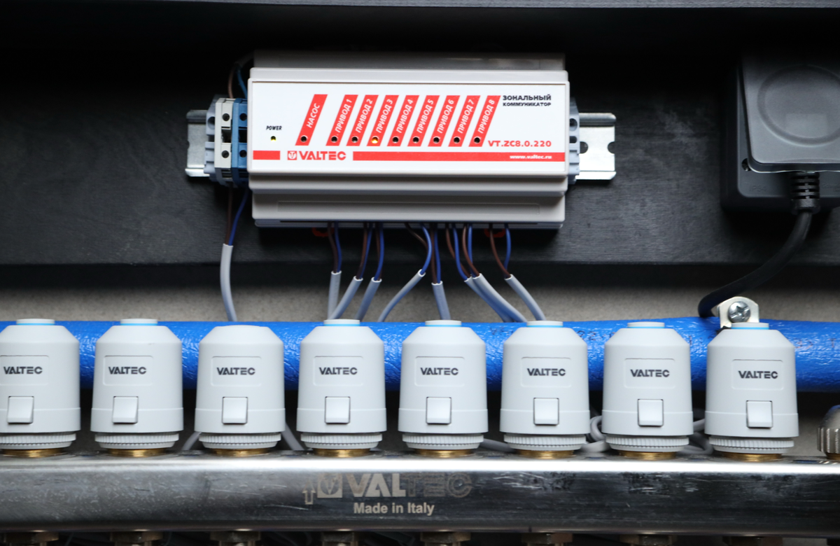 Зональный коммуникатор и сервоприводы