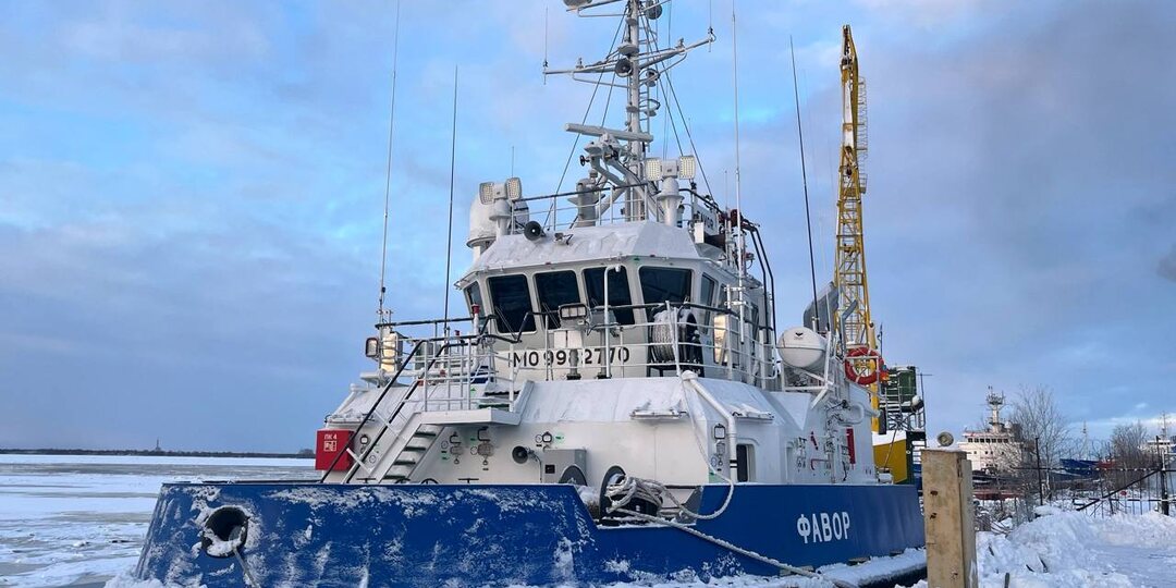 Морспасслужба приняла в свой состав новый арктический буксир-спасатель «Фавор»