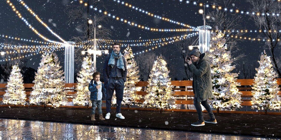 Появилось расписание бесплатного катка на Адмиралтейской площади  в Воронеже