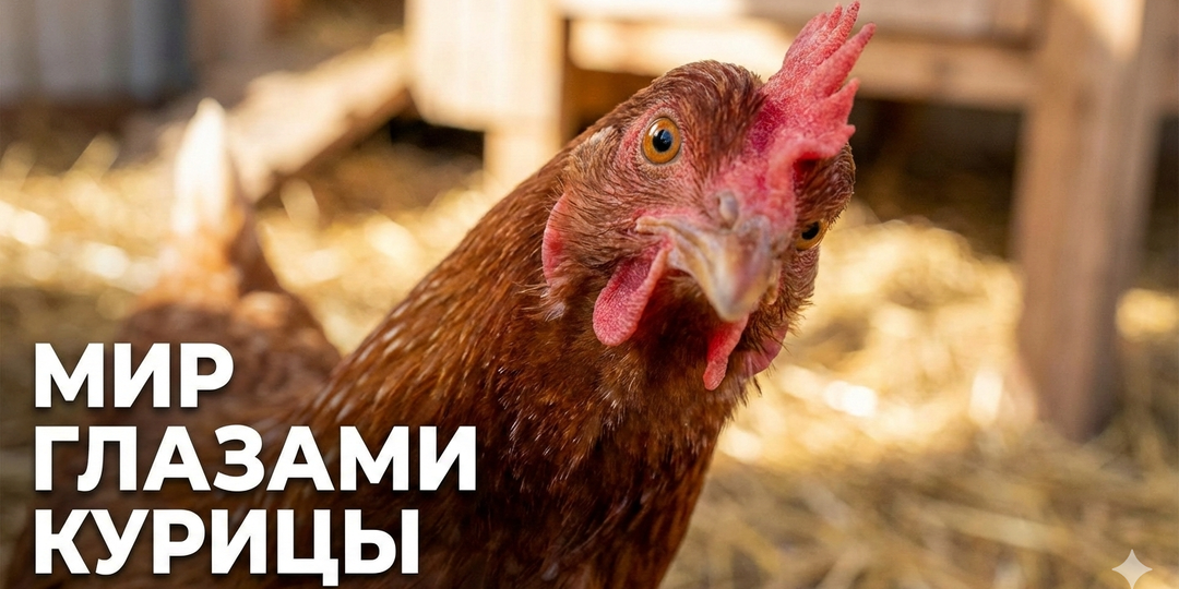 Мир глазами курицы: что она видит и почему это важно для нас