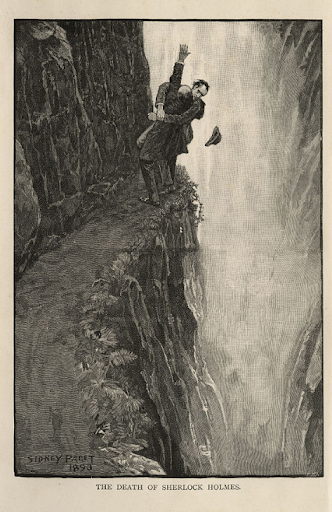 Сидни Пэджет. Иллюстрация к рассказу Артура Конана Дойла «Последнее дело Холмса», журнал «Стрэнд», 1893
