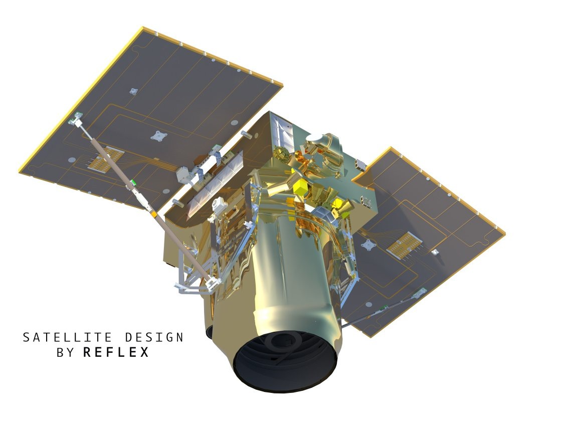 Визуализация спутника MarbleSat1 "Моргана" от партнера Marble, компании Reflex Aerospace.