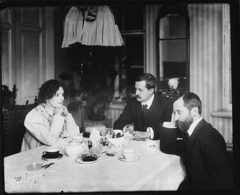 Зинаида Гиппиус, Дмитрий Философов и Дмитрий Мережковский