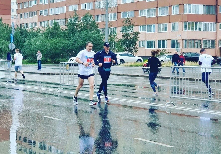 Ямальский марафон 21 км г. Новый Уренгой