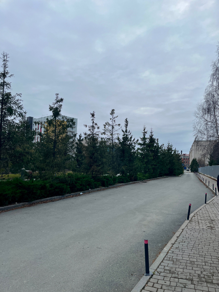 Дорога к отелю 