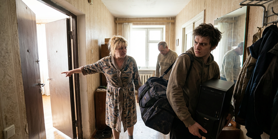 Выгнала взрослого сына мужа от первого брака, который не хотел работать и жил за мой счет