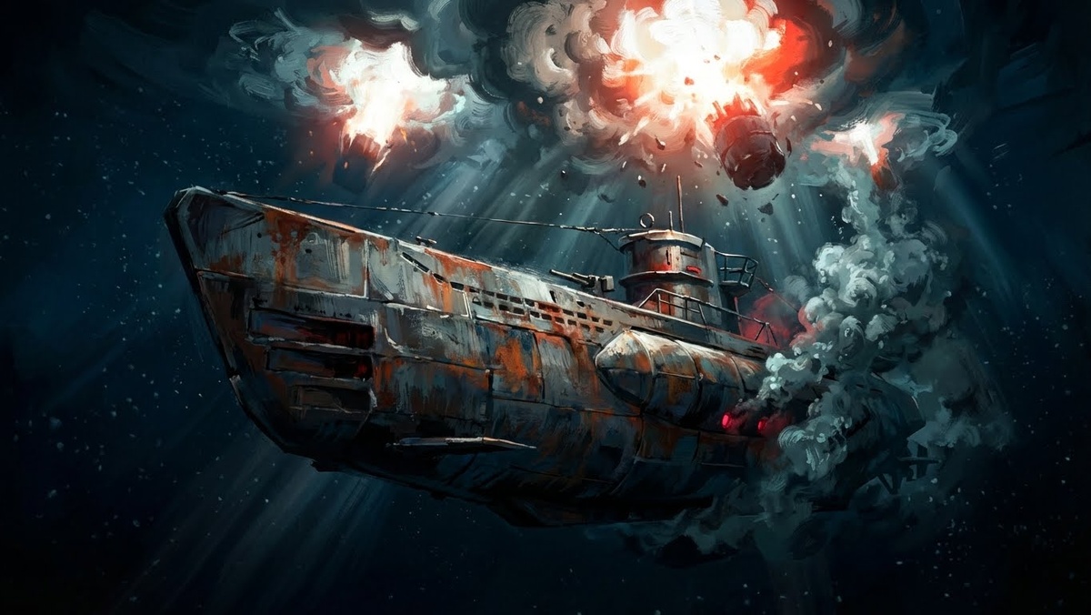 Железная банка в синей бездне. Каждый удар по корпусу — отсчет до конца.