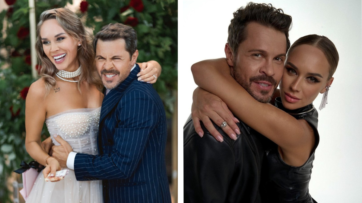 Павел Деревянко с женой