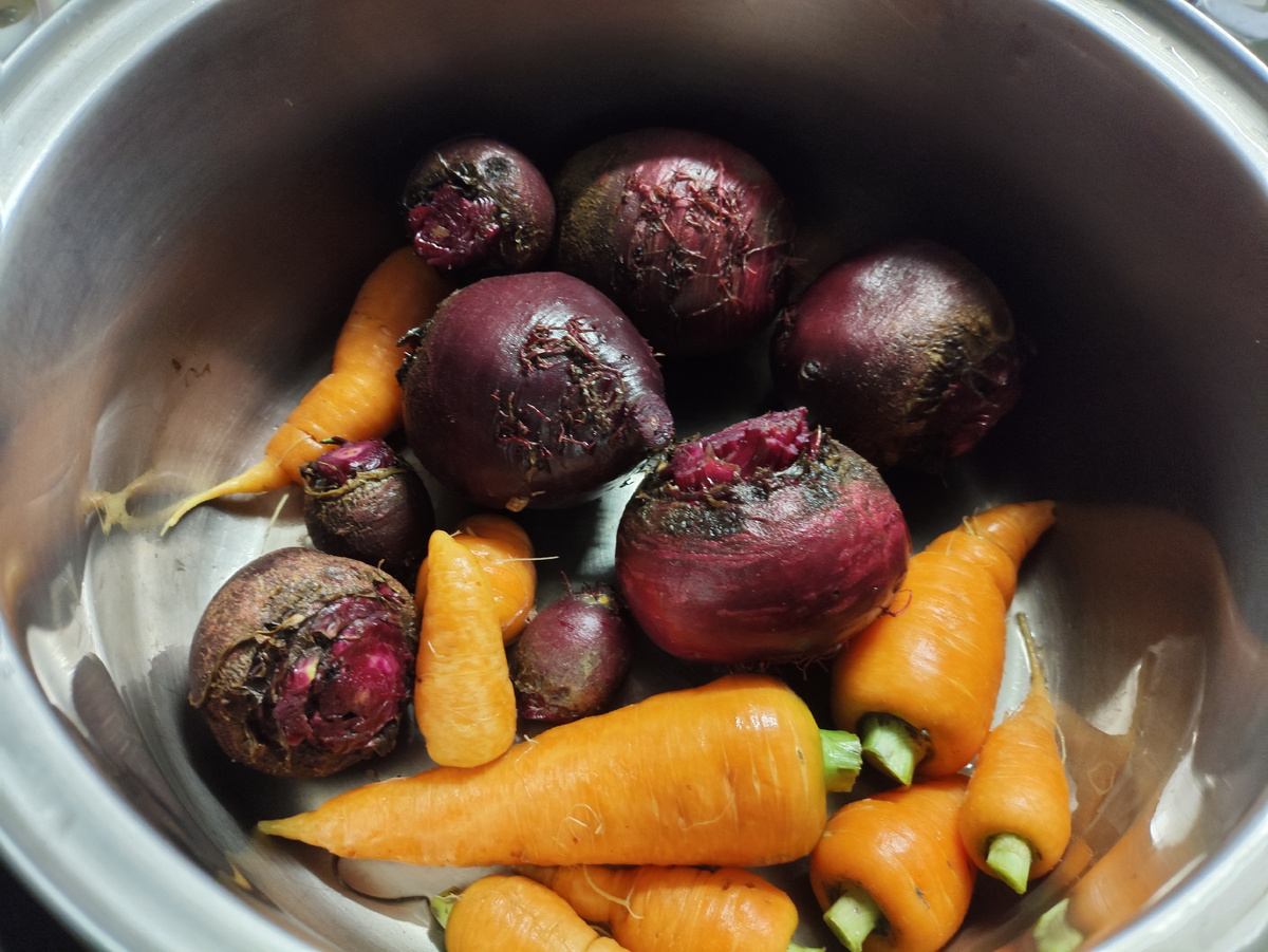 Урожай. Уже намытый.