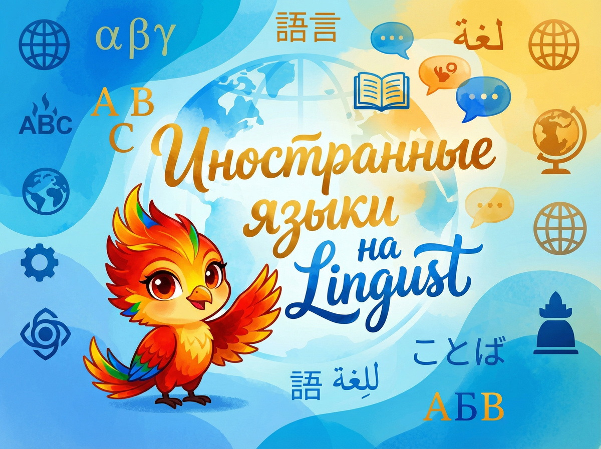 Lingust.ru приглашает Вас изучать иностранные языки