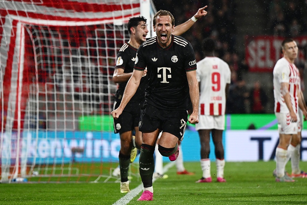    Форвард "Баварии" Гарри Кейн бьет все бомбардирские рекорды как в клубе, так и в сборной Англии. / Getty Images