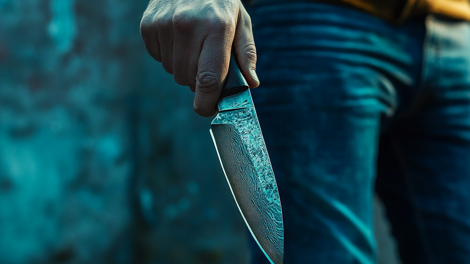     "Применили оружие": строитель перерезал горло коллеге и напал на полицейских РЕН ТВ