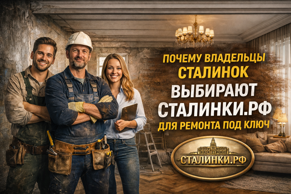 Сталинки.рф – ваш ремонт квартиры под ключ больше не будет прежним