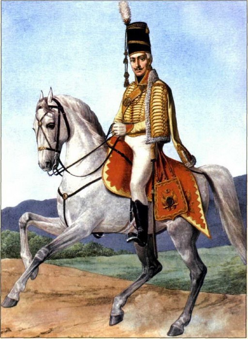 Офицер Елисаветградского гусарского полка.1802-04 гг.
