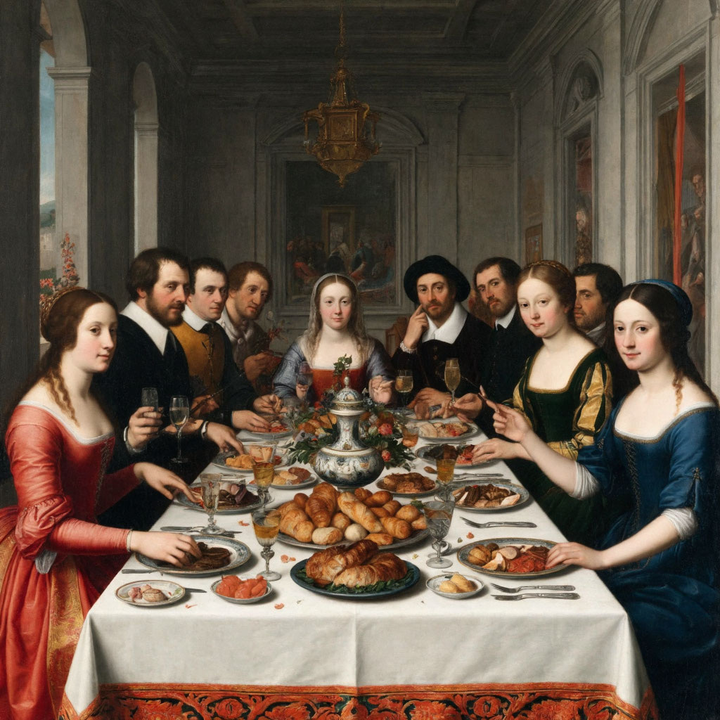 Эпоха Возрождения. Застолье