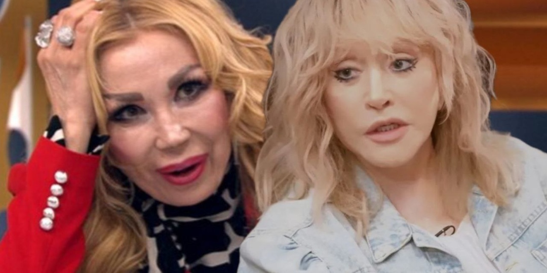 Постаревшая Распутина рассуждает о Пугачевой. Лоб не двигается, лицо застыло, но нужно себя рекламировать, чтобы жить