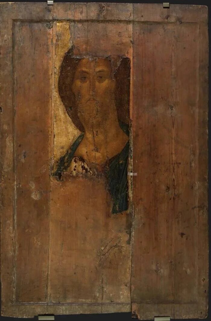 Спас Вседержитель, из Деисусного («Звенигородского») чина. Андрей Рублёв