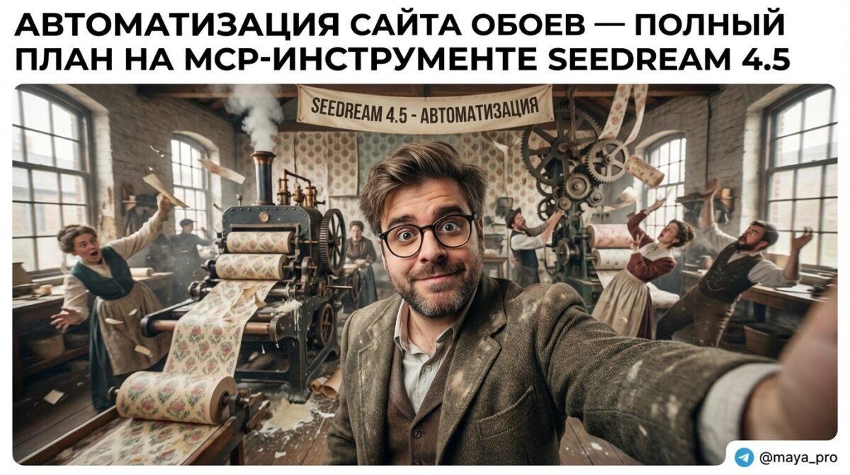    Полный план автоматизации сайта обоев на MCP-инструменте Seedream 4.5 Артур Хорошев