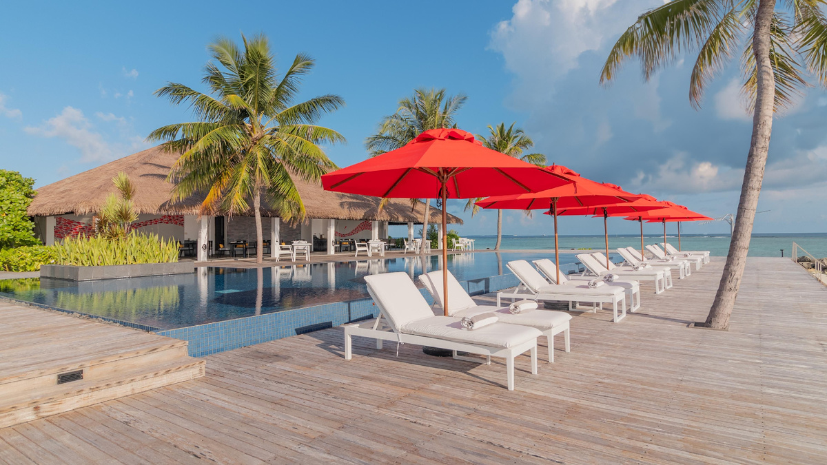 Вид на отель NOKU Maldives (фото взято из оффициального сайта отеля)