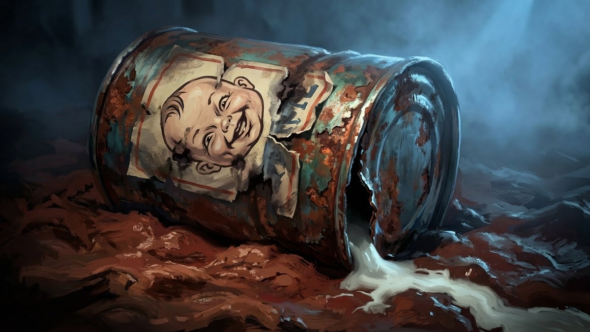 Улыбка на этикетке. Ржавчина и ложь внутри.