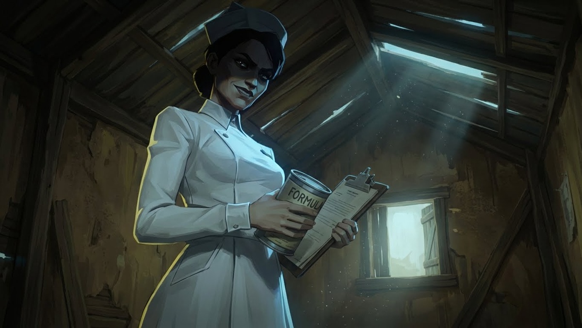 Белый халат как идеальная маскировка для хищника.