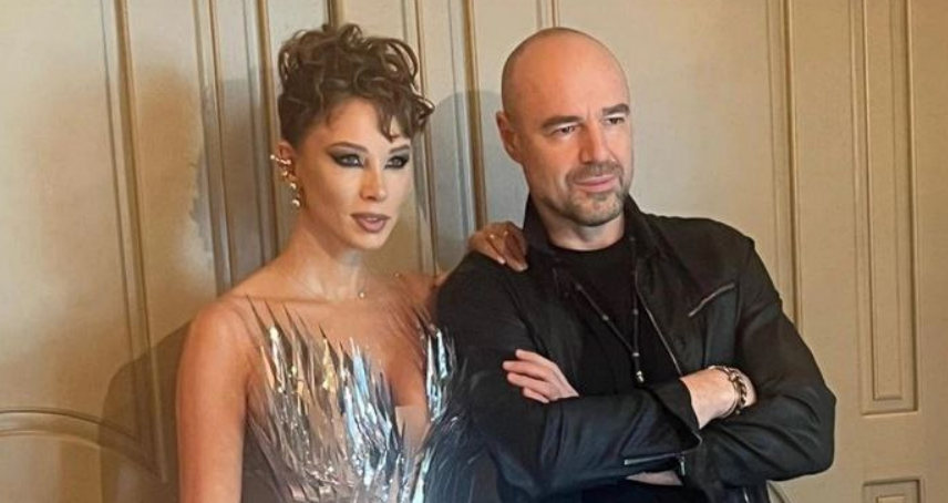 Полина Диброва и Романг Товстик. Фото: Telegram / @starhitru