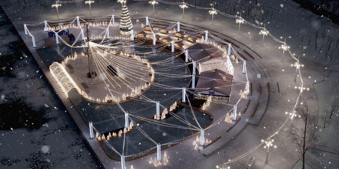 Все на лёд: воронежцам рассказали о расписании работы катка на Адмиралтейской площади