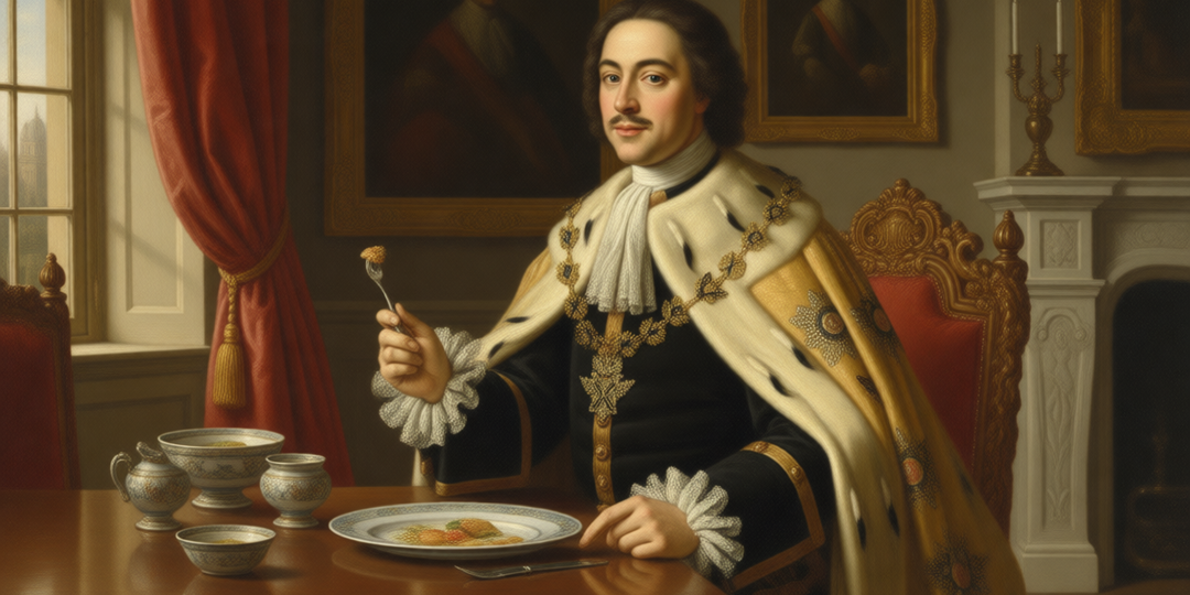 3 привычки Петра I за застольем, которые портили всем аппетит