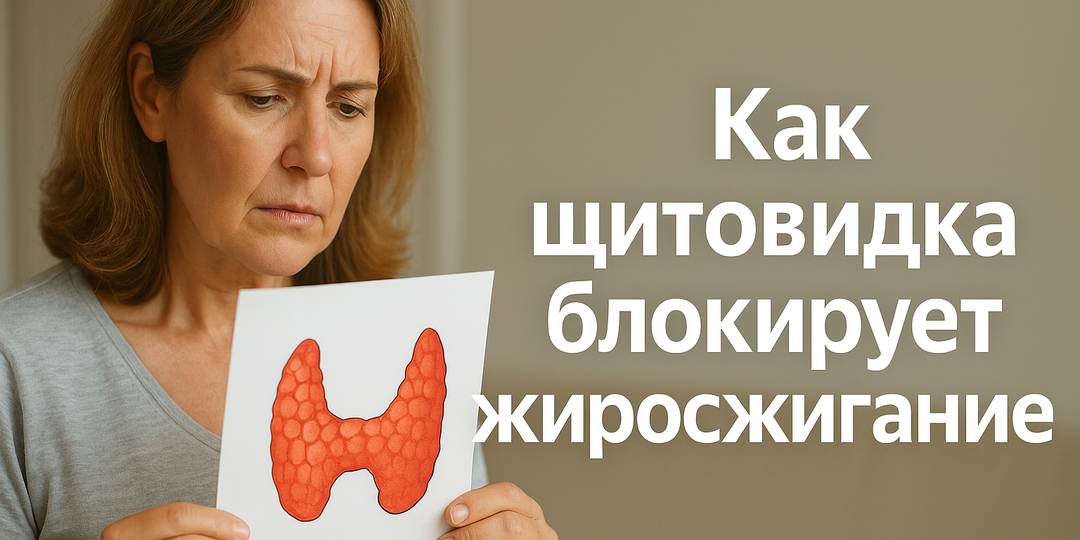 Как гормоны щитовидки блокируют жиросжигание?