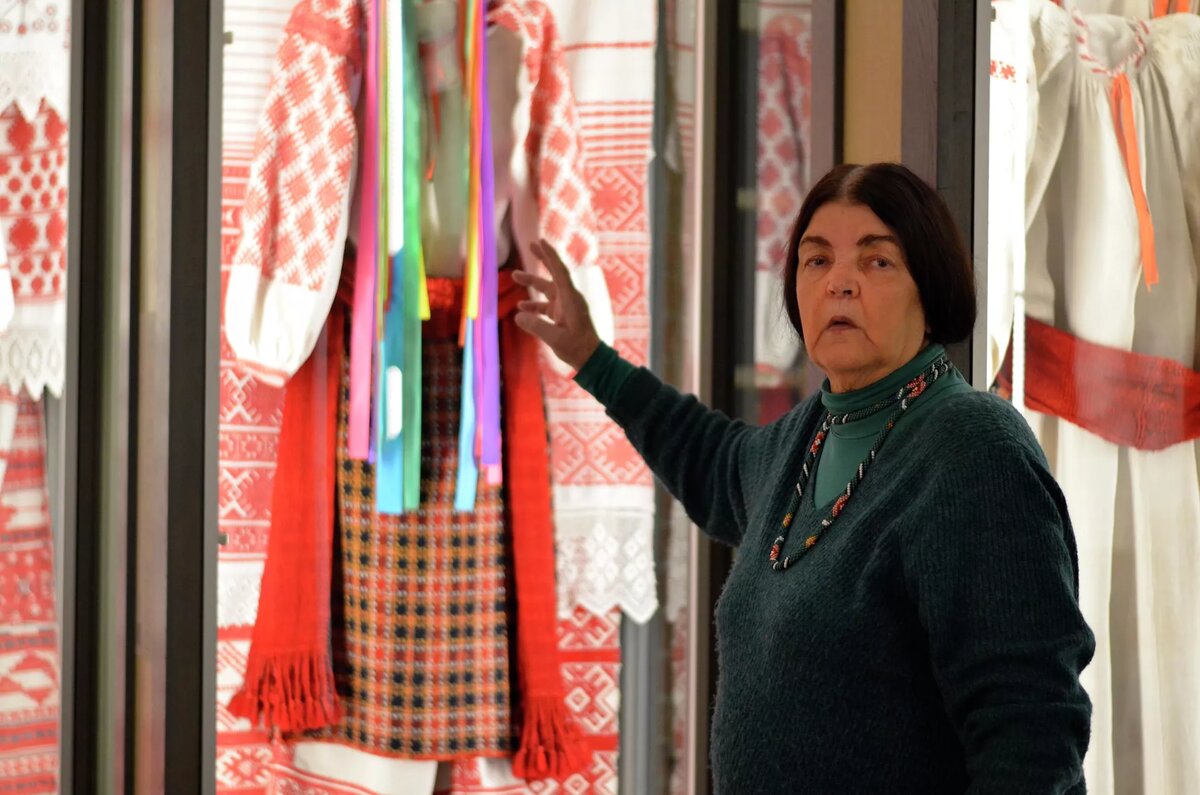 Искусствовед Ветковского музея старообрядчества и белорусских традиций имени Ф.Г. Шклярова Галина Нечаева
© Sputnik / Татьяна Федоренко