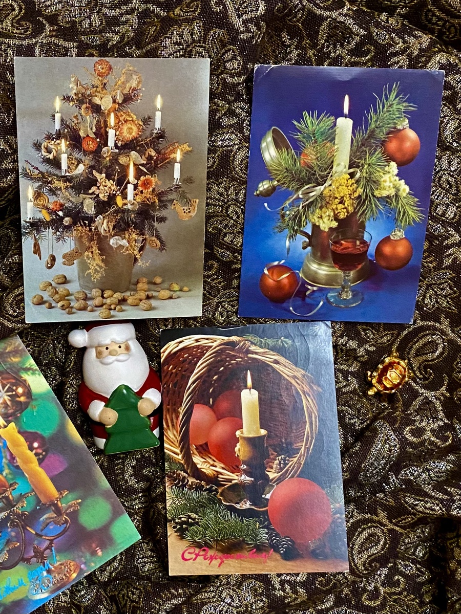 Открытки. Личная коллекция автора. Фото автора.