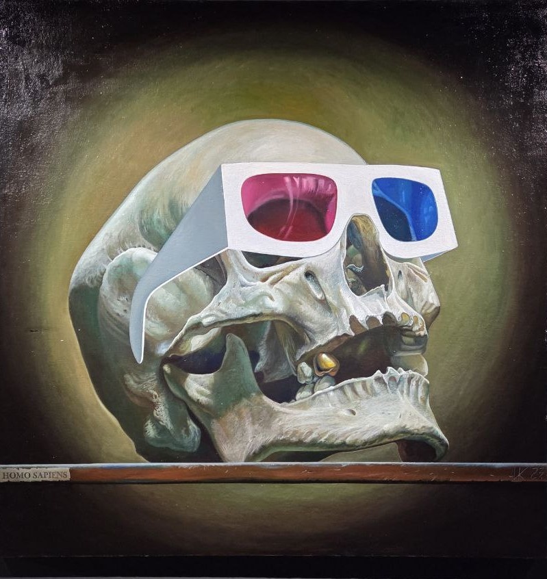 Homo sapience - II 2024 холст, масло