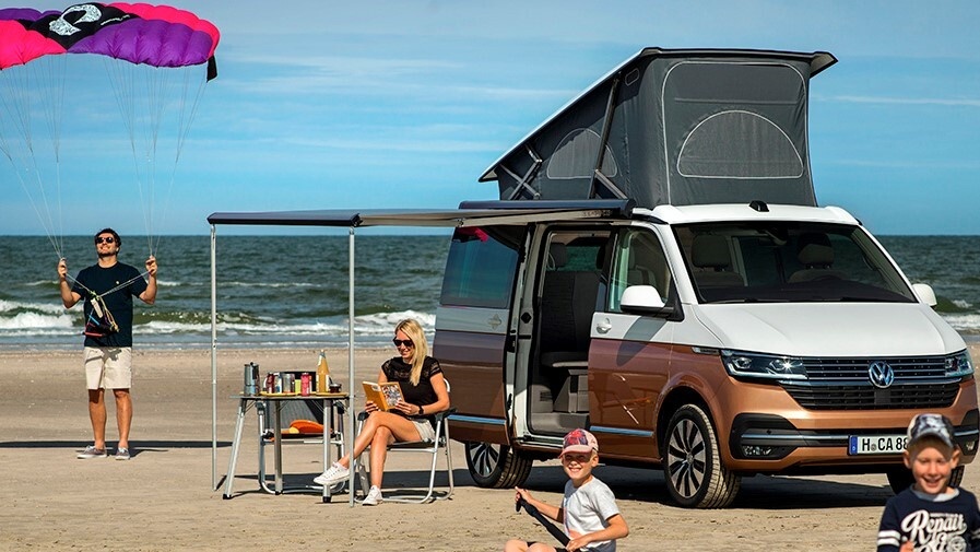 Отдых на берегу моря с детьми в кемпервене WV