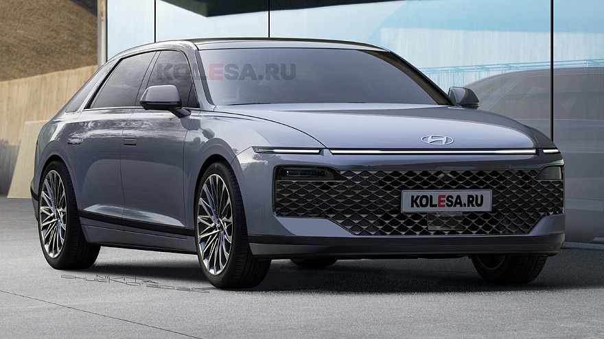    Рендер обновлённого Hyundai Grandeur