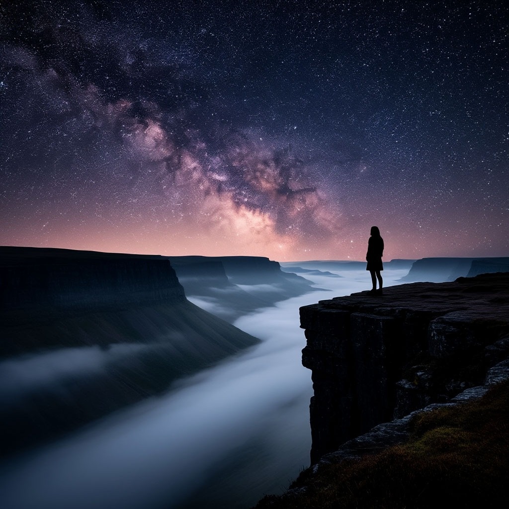 На краю пропасти. Изображение из интернета в редакции Татьяны Федотовой