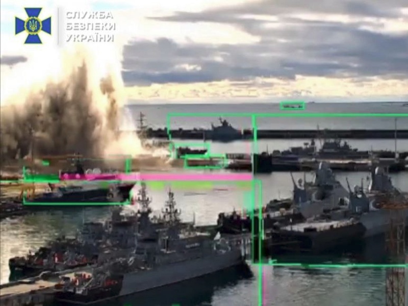    СБУ утверждает о поражении российской подлодки в Новороссийске