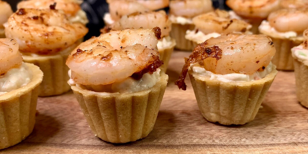 Эту закуску с креветками сметут за минуты: Потрясающая закуска в тарталетках